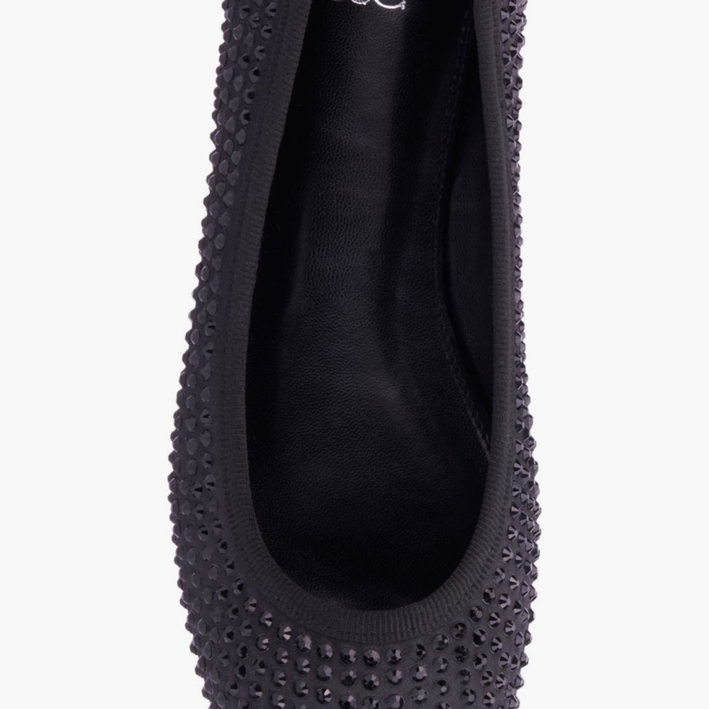 New York & Company Black Studded Ballet Flat - Picture 5 of 7